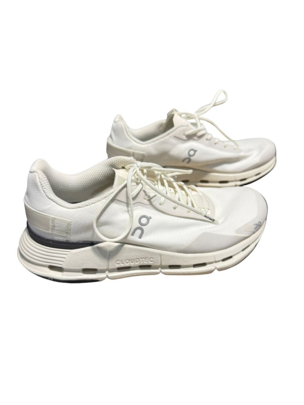 On Cloudnova Form White Black Running Shoes Women's 8 MSRP $160